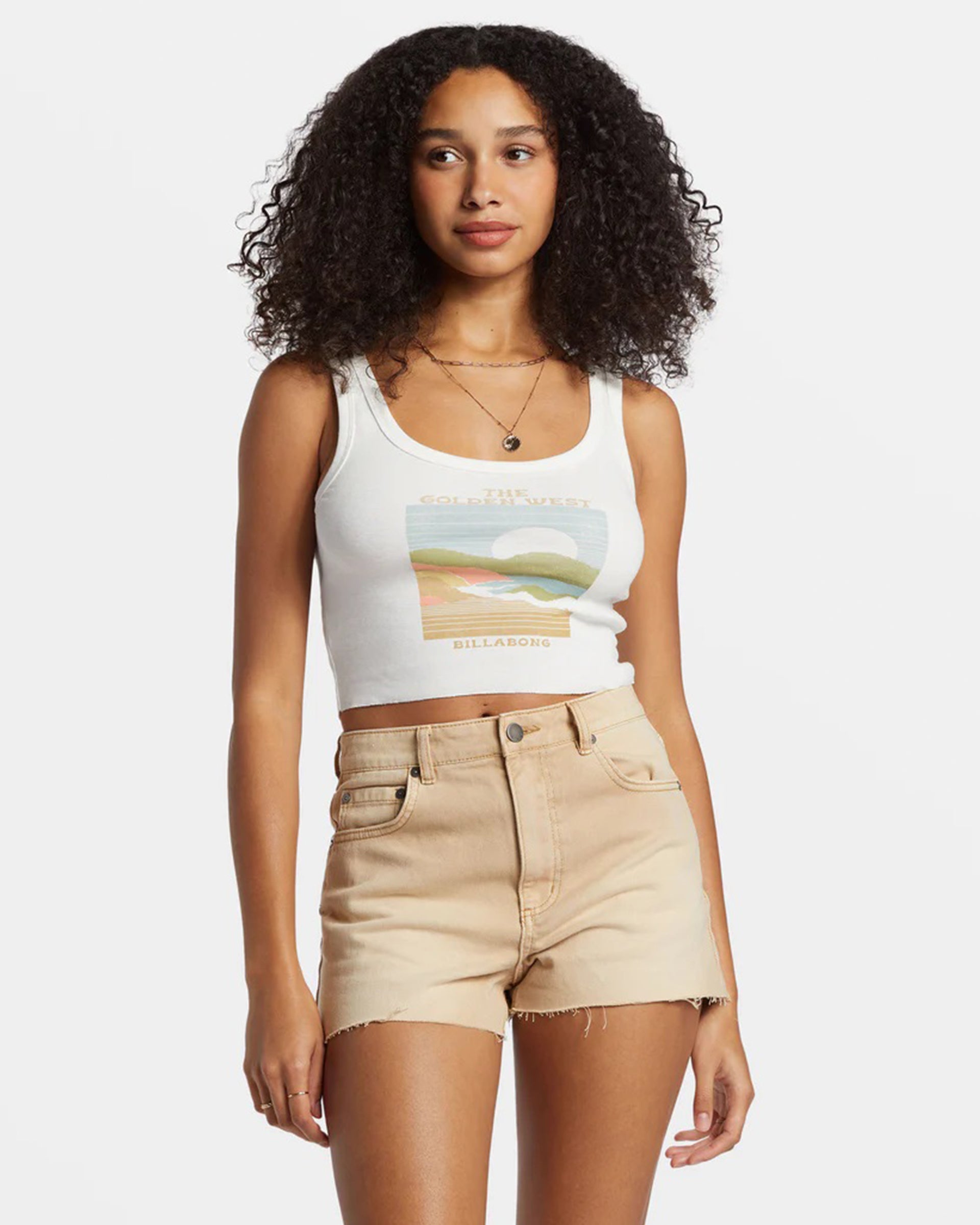 Billabong Women's The Golden West Cropped Tank Top