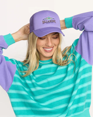Billabong Women's Grandpa Trucker Hat - Purple Ash