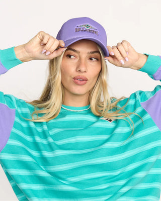Billabong Women's Grandpa Trucker Hat - Purple Ash