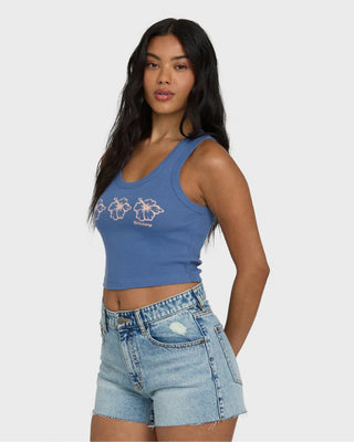 Billabong Women's Headed To Sea Tank Top - Dutch Blue