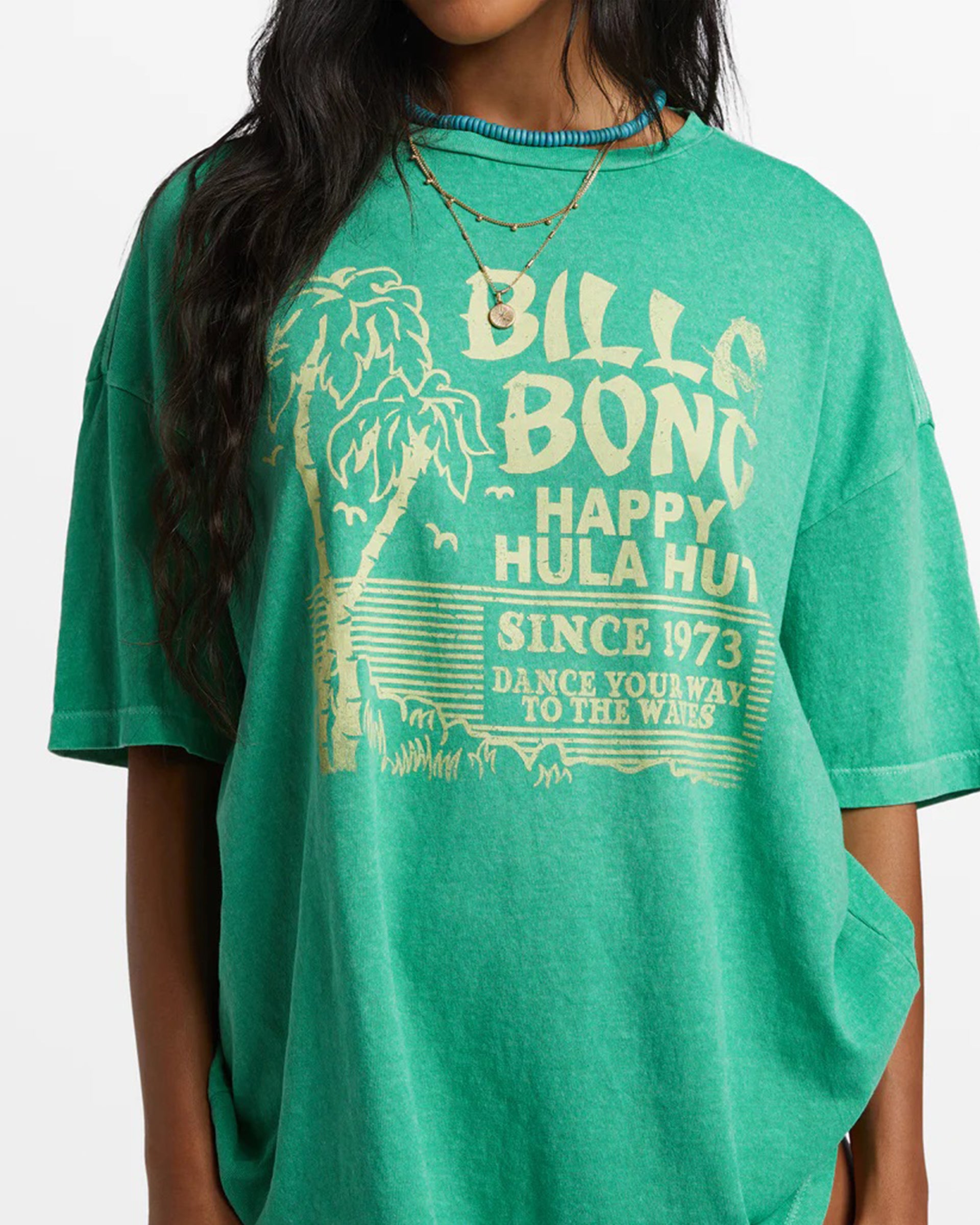 Billabong Women's Hula Hut Oversized S/S T-Shirt