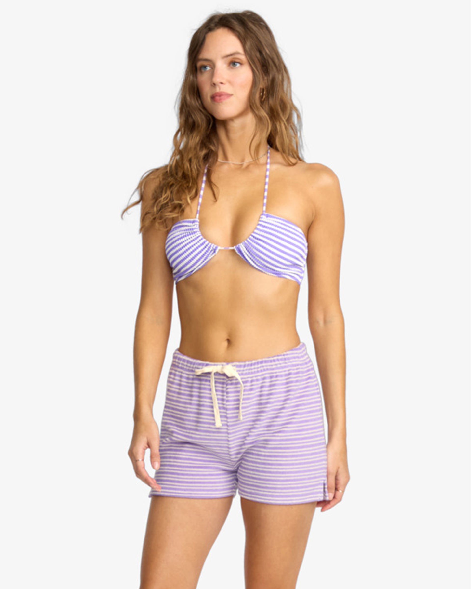 Josie Stripe Beachy Short - Purple Punch – Jack's Surfboards Josie Stripe Beachy Short - Purple Punch – Jack's Surfboards