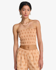 Billabong Women's Keep It Simple Tube Top - Light Peach