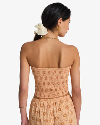 Billabong Women's Keep It Simple Tube Top - Light Peach
