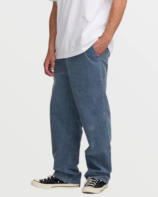 Billabong Larry Elastic Waist Corduroy Pants - Ash Blue