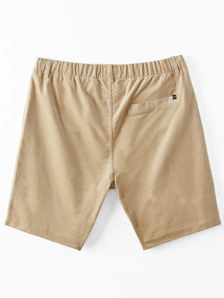 Billabong Larry Layback Corduroy 18" Elastic Waist Shorts