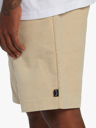 Billabong Larry Layback Corduroy 18" Elastic Waist Shorts