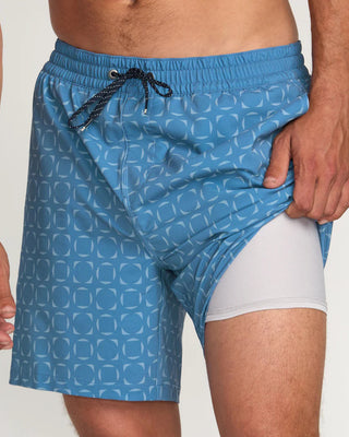 Billabong Lineup Layback 16" Trunks - Cloud Blue