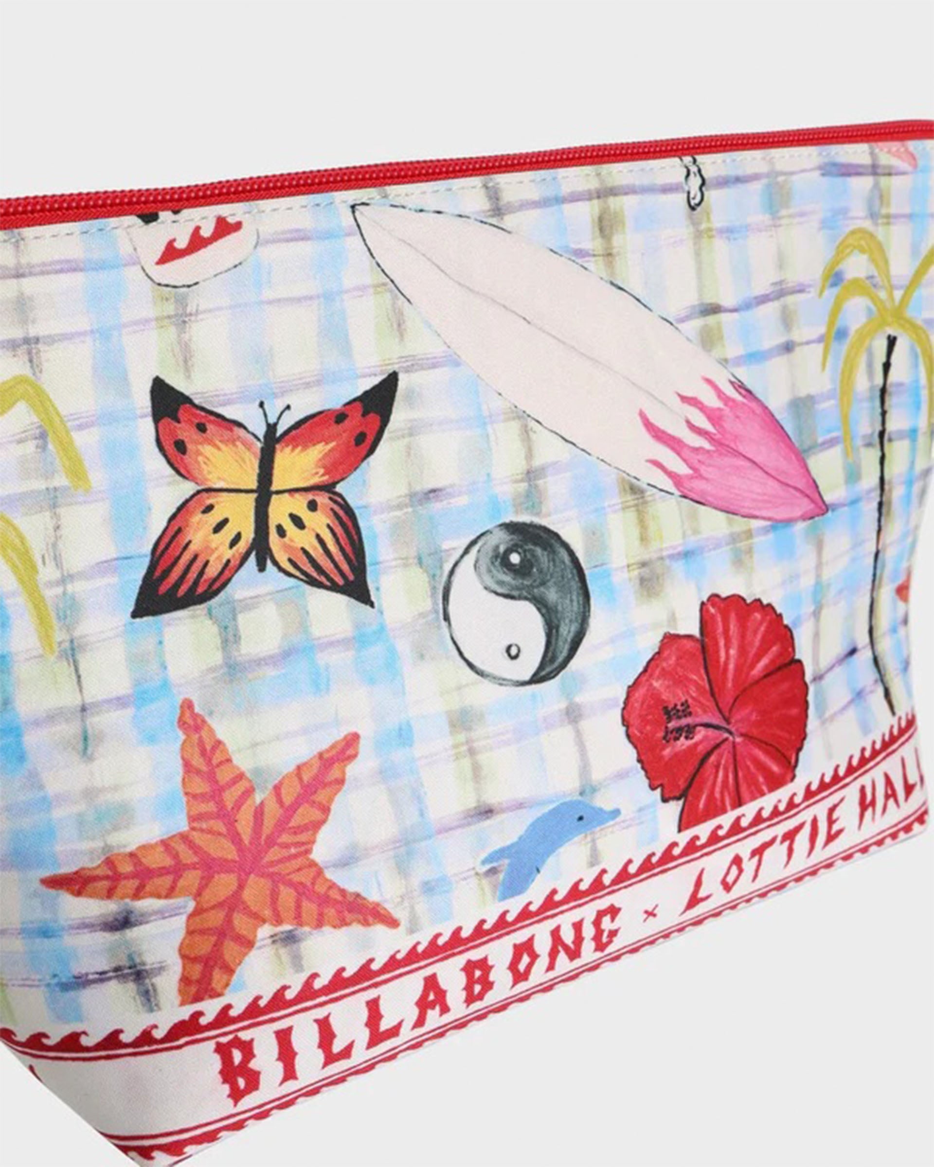 Billabong Women's Lottie Hall Dry Pouch - White Multi