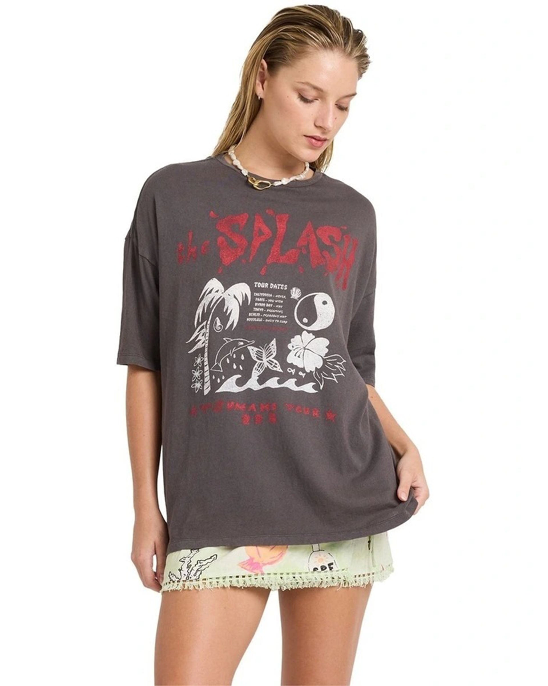 Billabong Lottie Hall Short Sleeve T-Shirt - Black