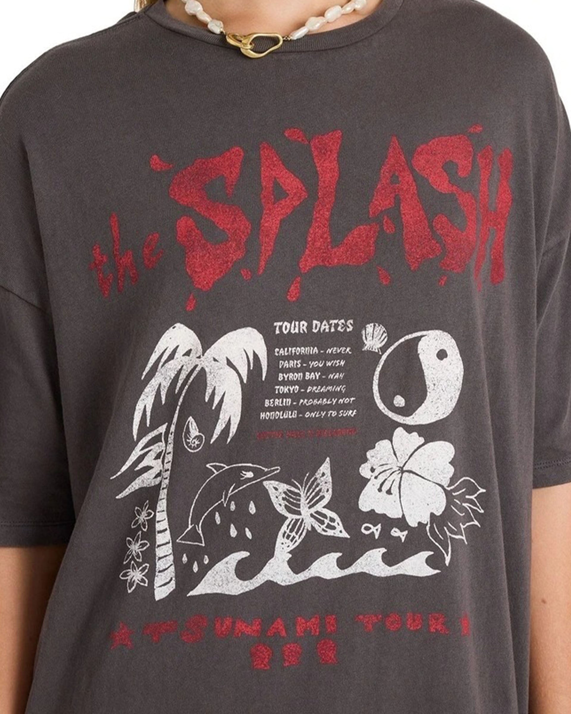 Billabong Lottie Hall Short Sleeve T-Shirt - Black