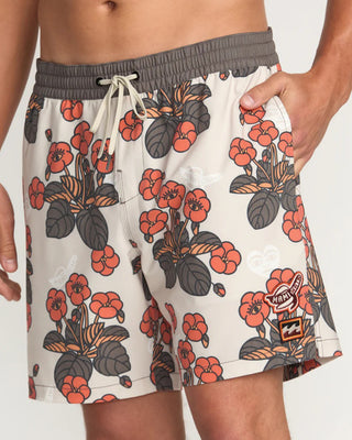 Billabong x Mami Wata Icons Laybacks 17" Trunks - Stone