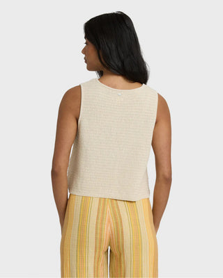 Billabong Women's Need Now Sweater Tank - White Cap