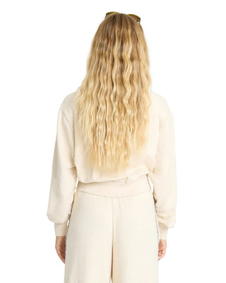 Billabong Women's Palm 73 Zip-Up Hoodie - White Cap