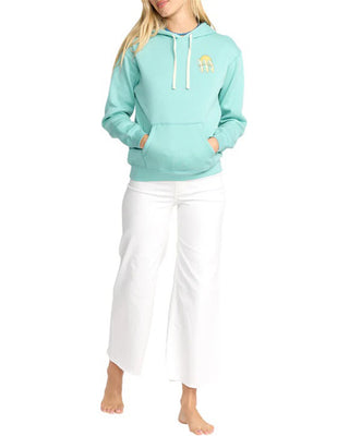 Billabong Women's Ready and Set Pullover Hoodie - Misty Blue