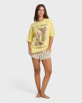 Billabong Women's Ready To Roam Short Sleeve T-Shirt - Sundress