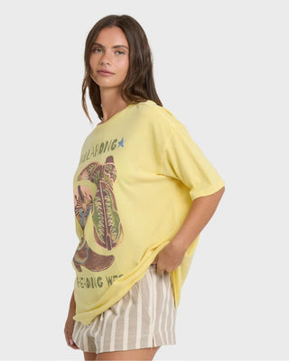 Billabong Women's Ready To Roam Short Sleeve T-Shirt - Sundress