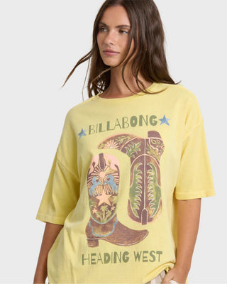 Billabong Women's Ready To Roam Short Sleeve T-Shirt - Sundress