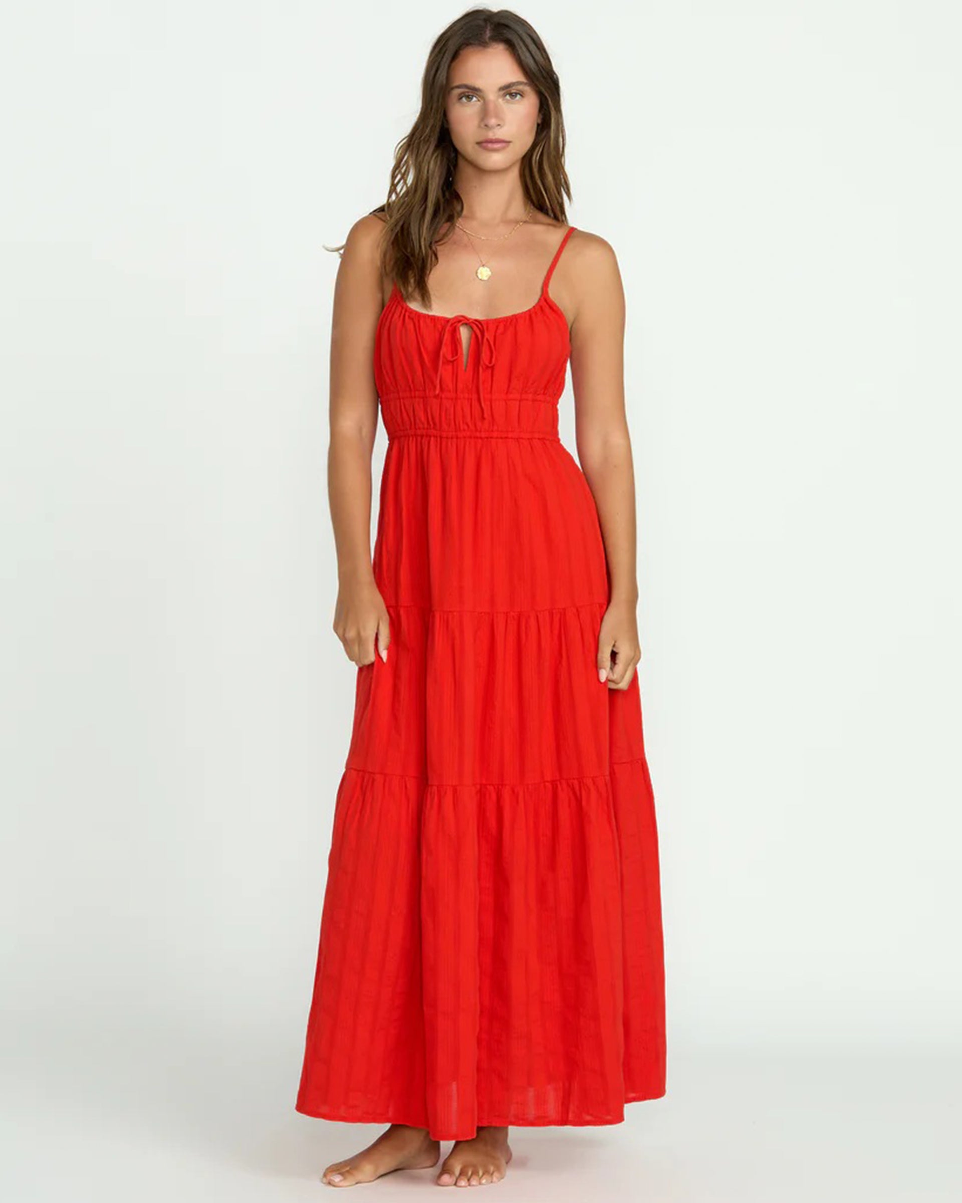Red Aloha Maxi Dress XS Red Aloha Maxi Dress XS