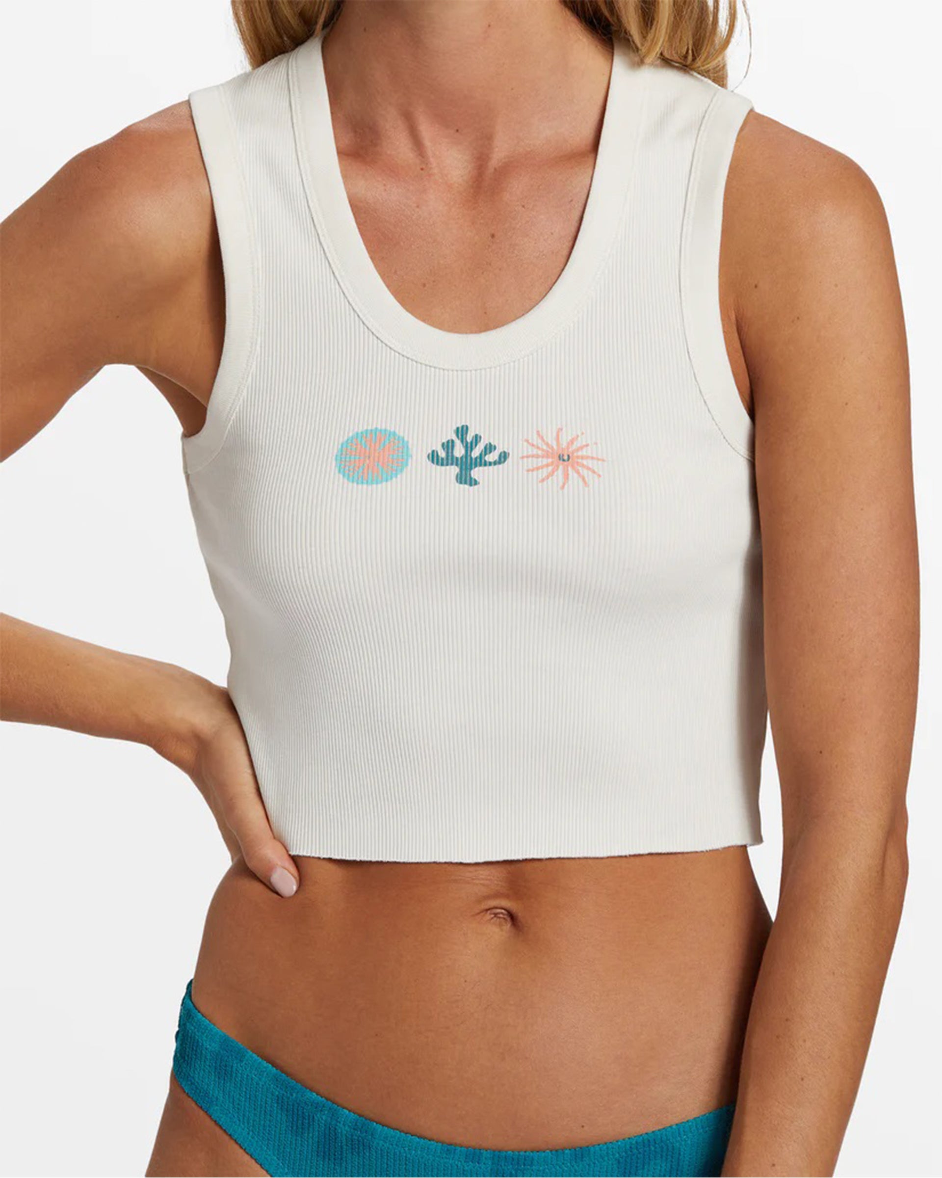 Billabong Women's Reef Magic Cropped Tank Top