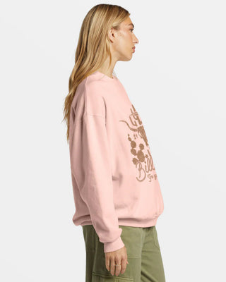 Billabong Women's Ride In Oversized Crewneck Sweatshirt