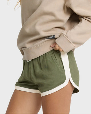 Billabong Women's Road Trippin Woven Shorts - Canteen