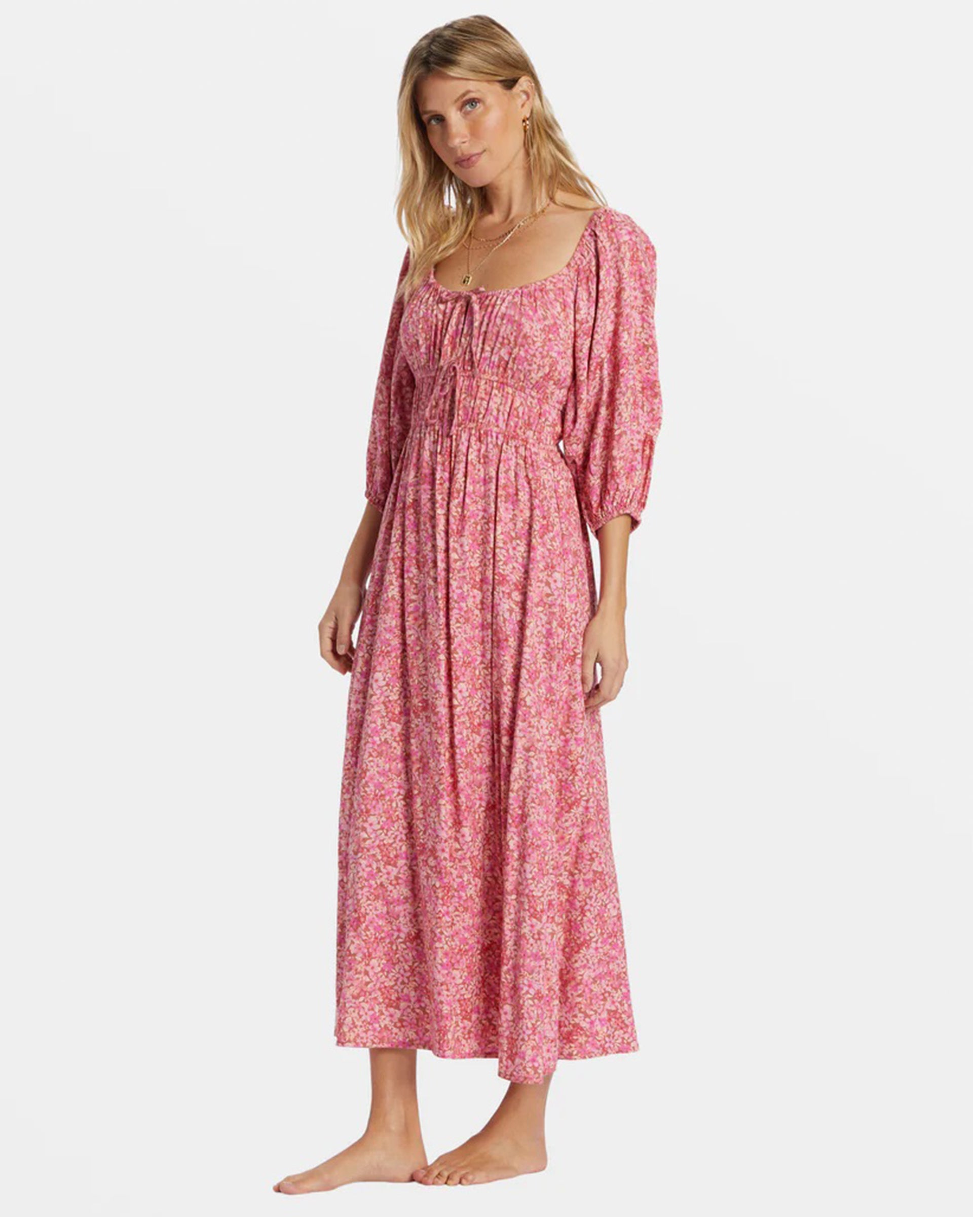 Billabong Women's Rosey Skies Midi Dress