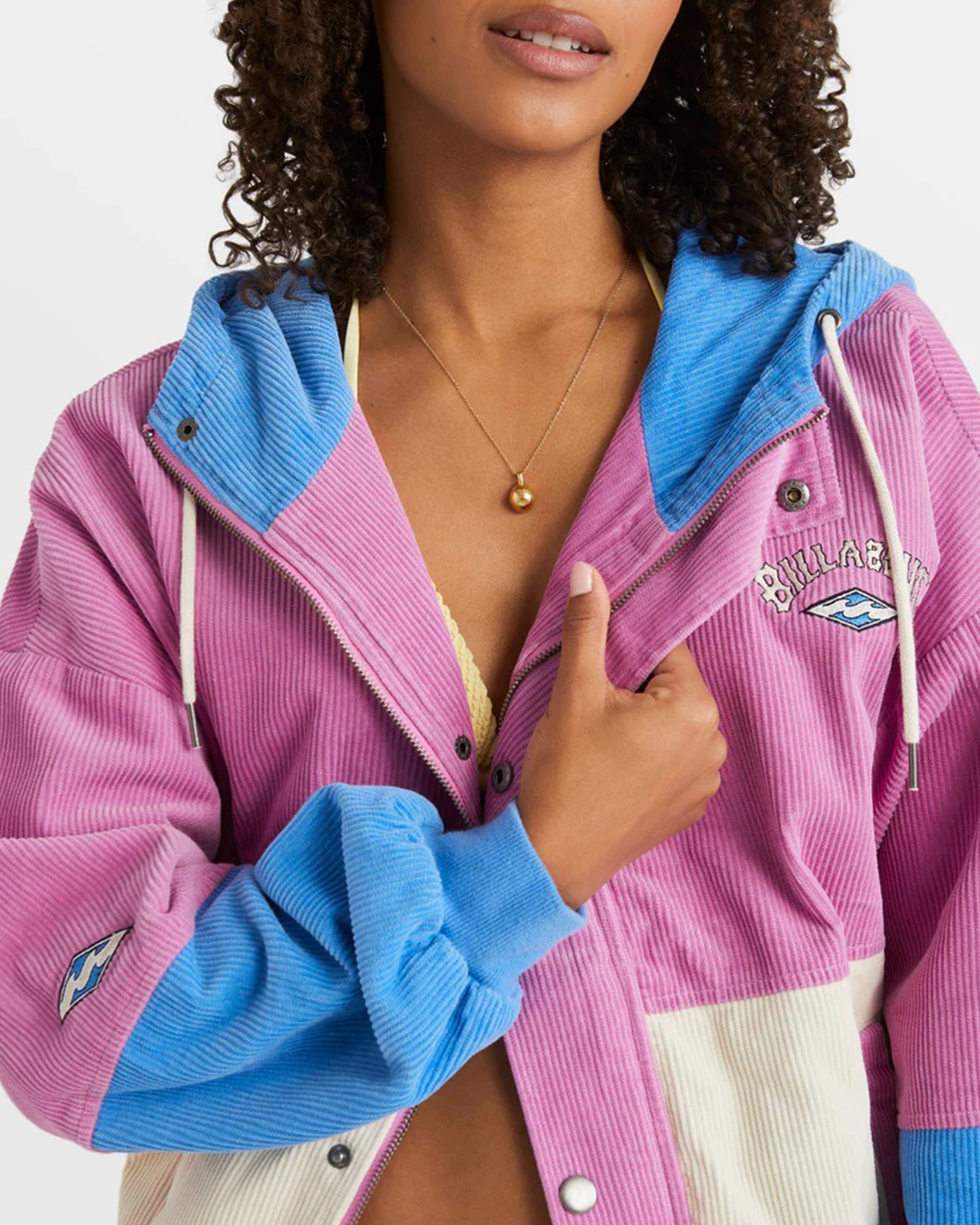 Set The Tone Hooded Corduroy Jacket