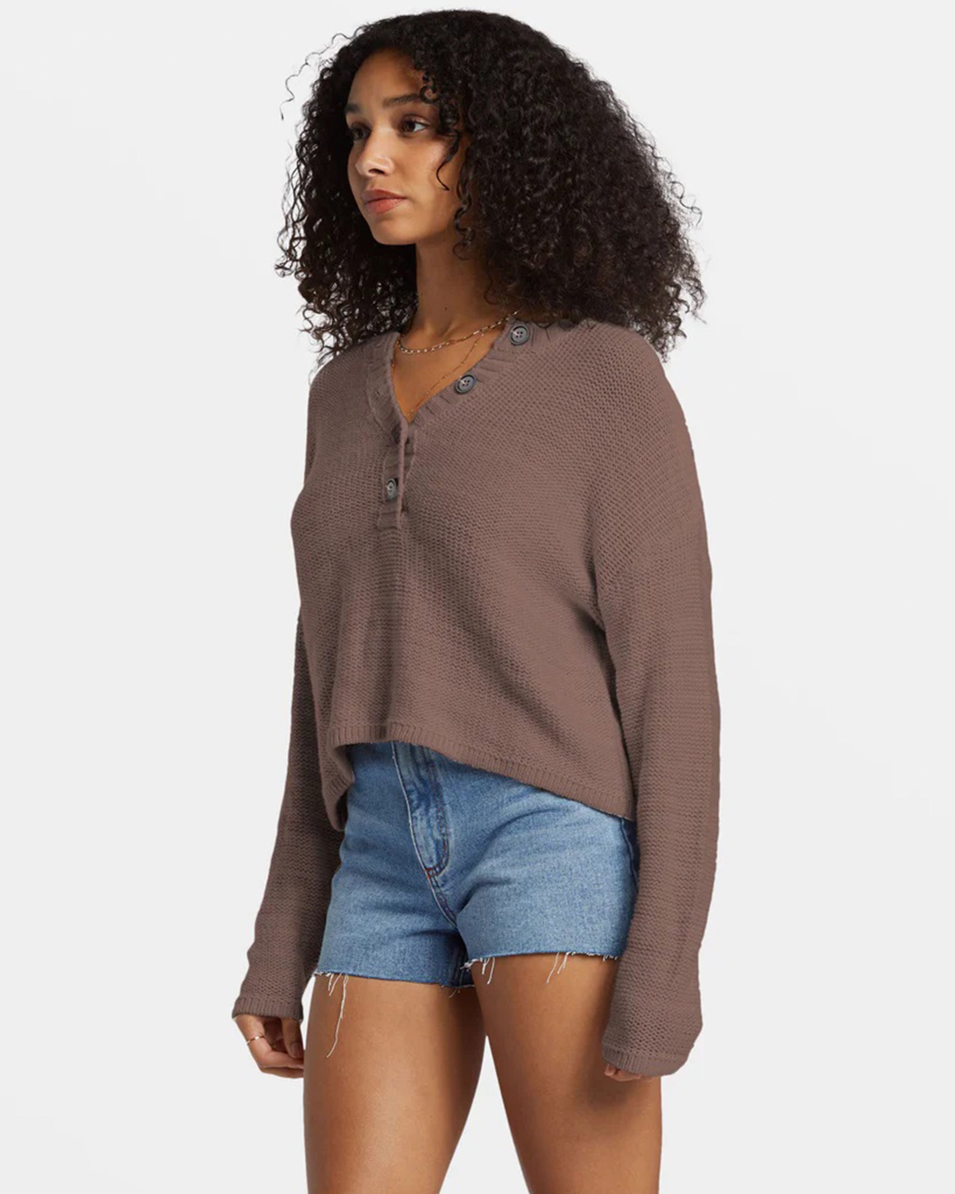 Billabong Shallow Waters Henley Sweater