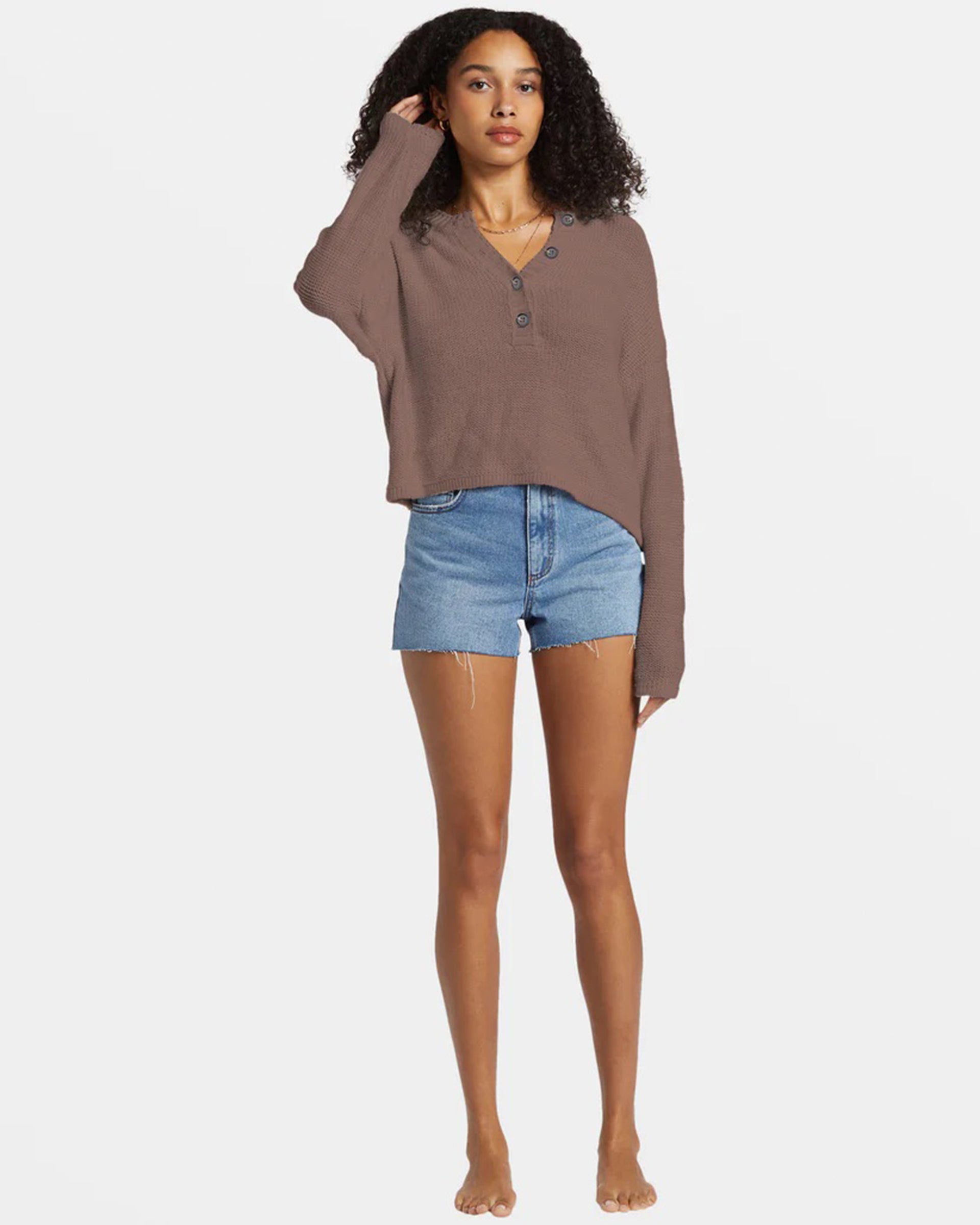 Billabong Shallow Waters Henley Sweater