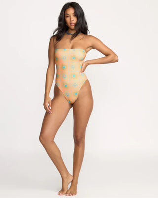 Billabong Women's Show Me Sun Reversible Tully Hi One-Piece Swimsuit - Multi