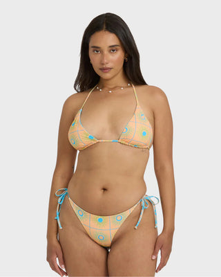 Billabong Women's Show Me Sun Reversible Tie-Side Tanga Bikini Bottom - Multi