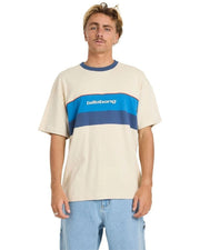 Billabong Simulator Crew Short Sleeve T-Shirt- Oatmeal