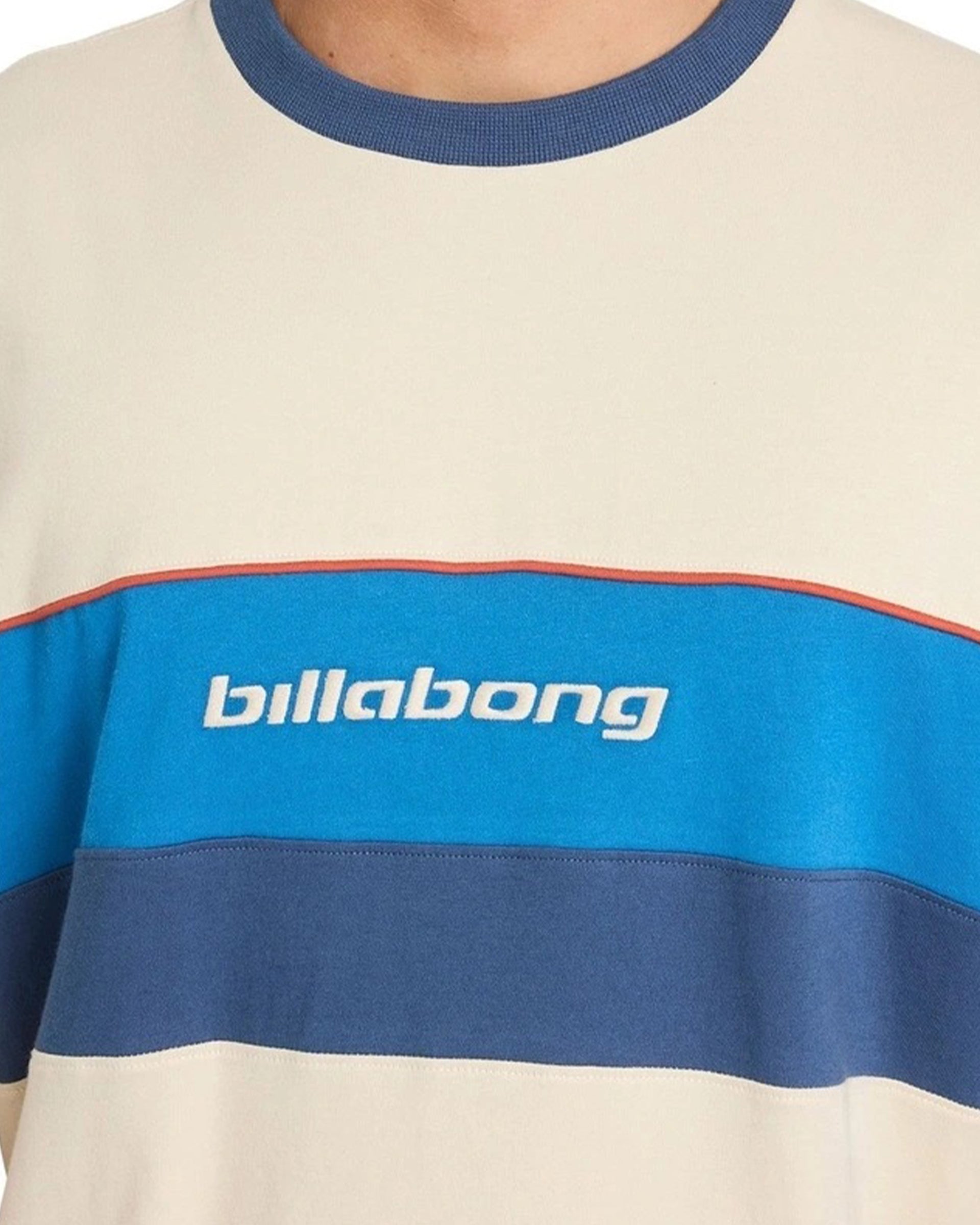 Billabong Simulator Crew Short Sleeve T-Shirt- Oatmeal