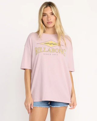 Billabong Women's Since 73 Short Sleeve T-Shirt - Haze