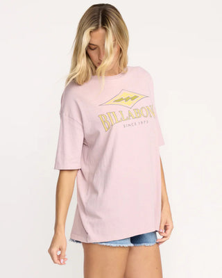 Billabong Women's Since 73 Short Sleeve T-Shirt - Haze