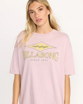 Billabong Women's Since 73 Short Sleeve T-Shirt - Haze