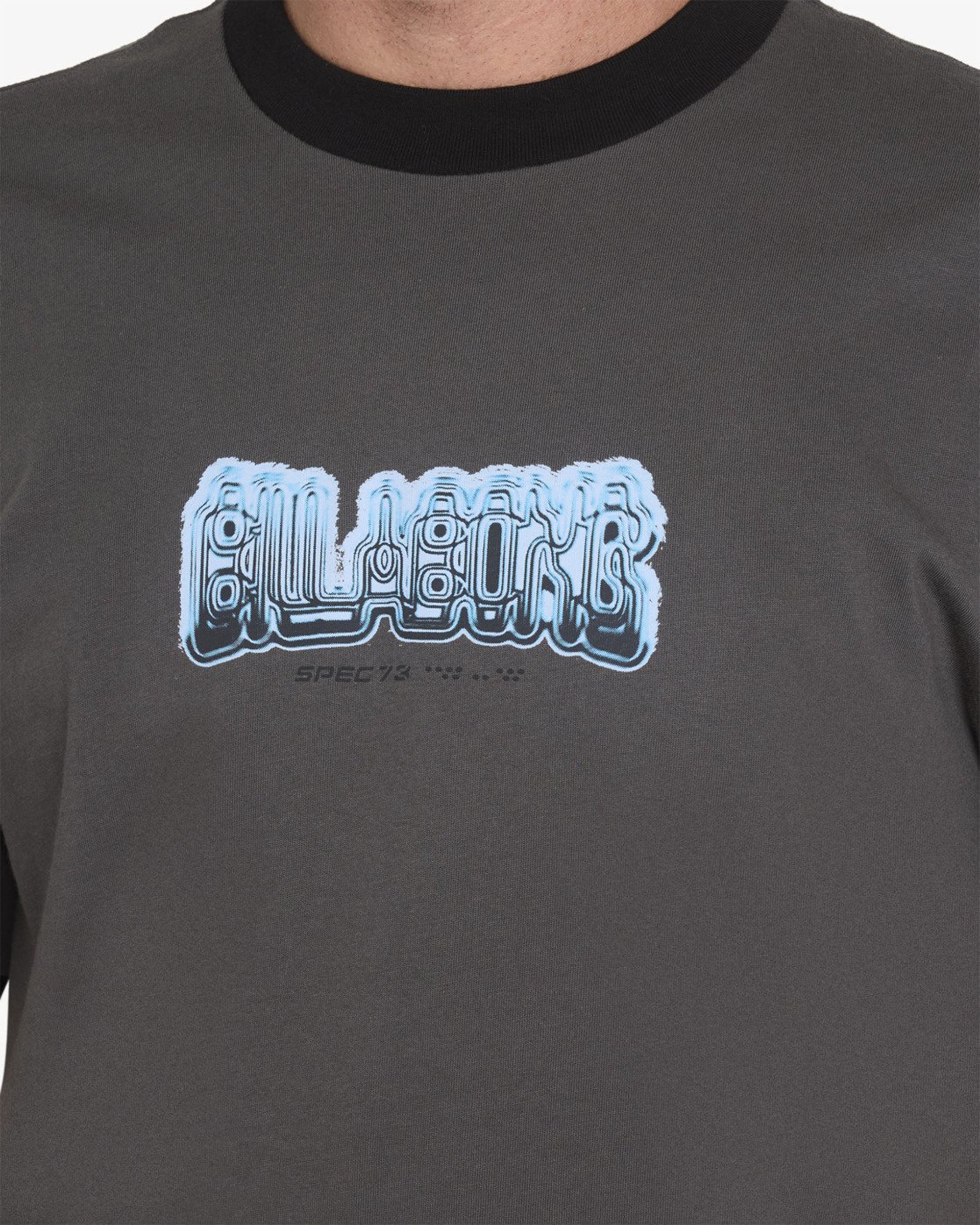 Billabong Spec 73 Spin Ringer Short Sleeve T-Shirt -Pewter