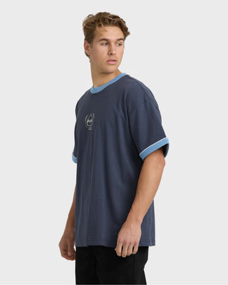Billabong Spec Ringer Short Sleeve T-Shirt - Vintage Navy
