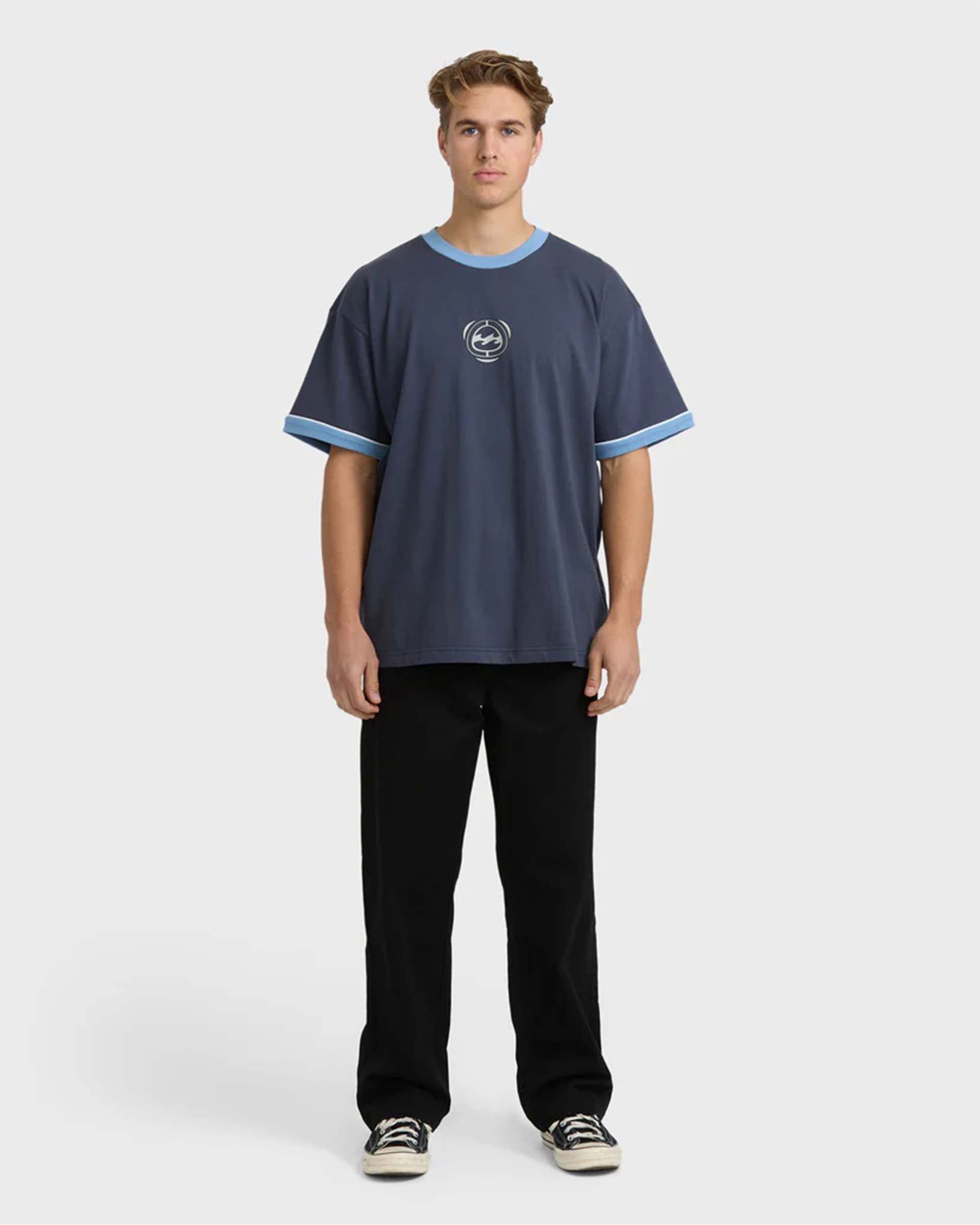 Spec Ringer S/S T-Shirt - Vintage Navy – Jack's Surfboards