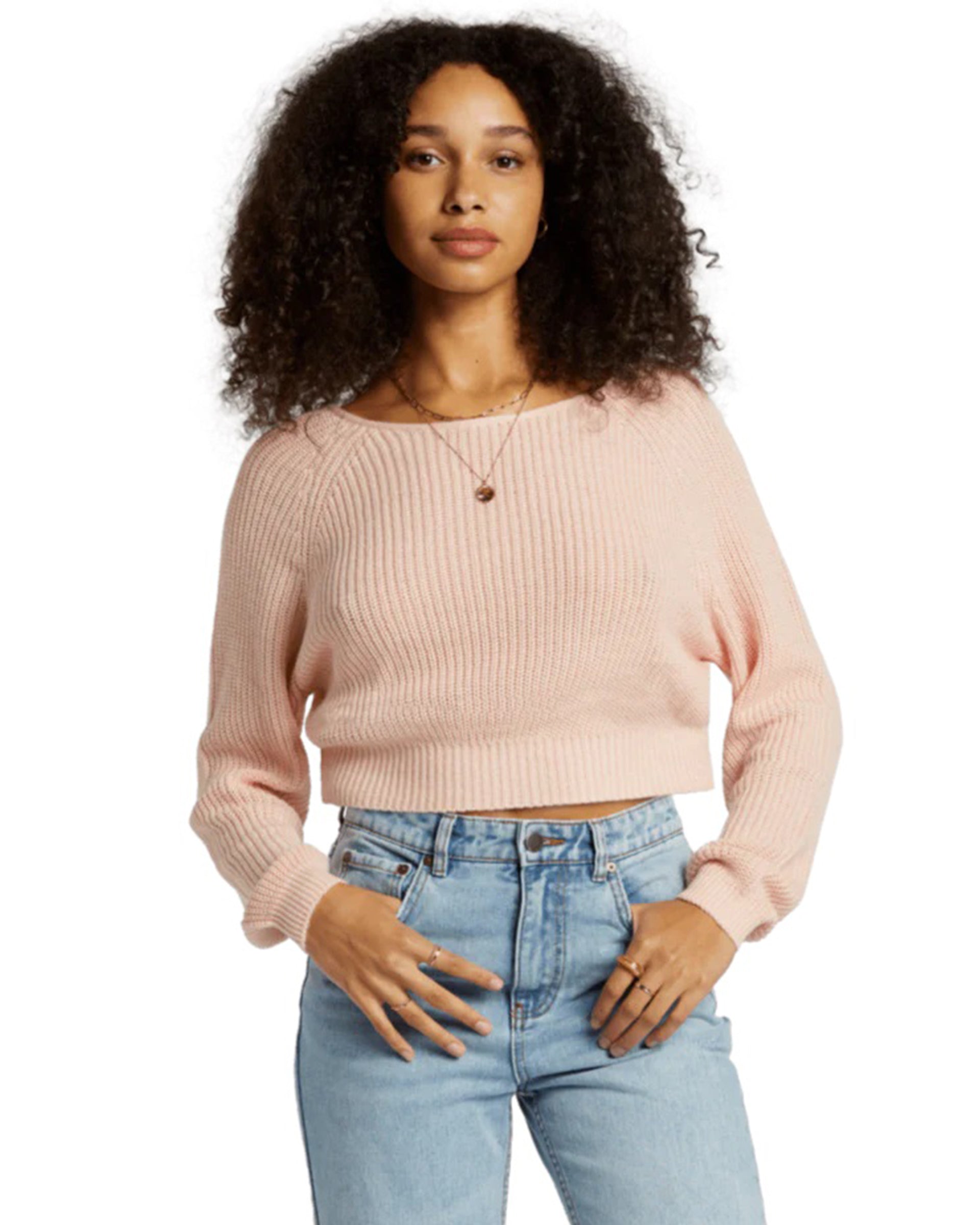 Billabong Women's Sun Out Cropped Sweater