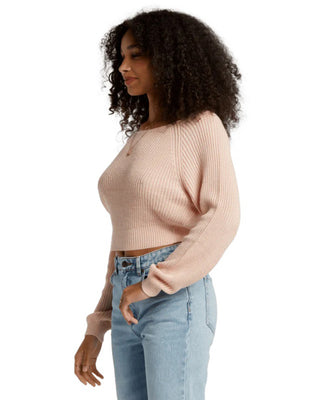 Billabong Women's Sun Out Cropped Sweater