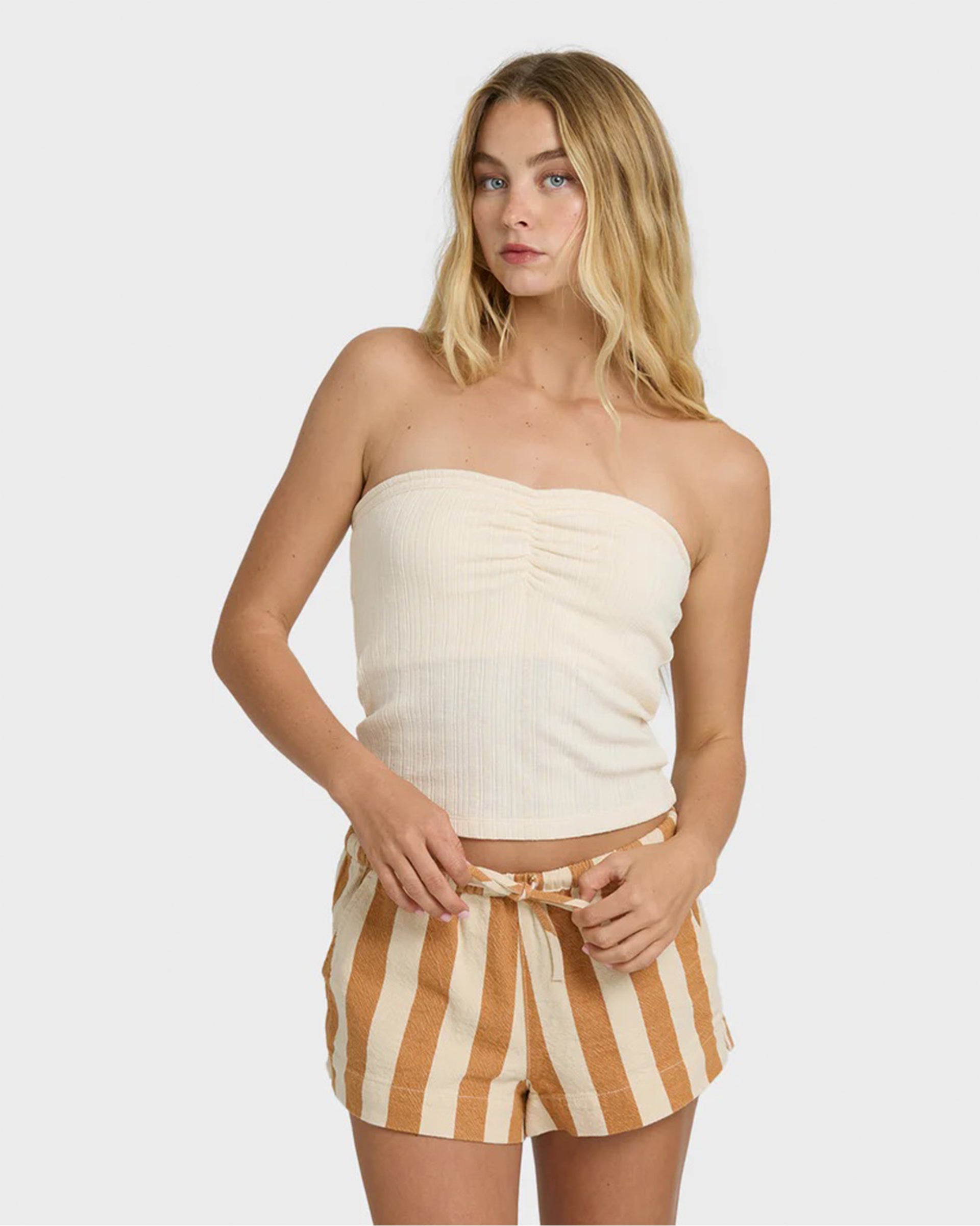 Billabong Women's Talley Tube Top - White Cap