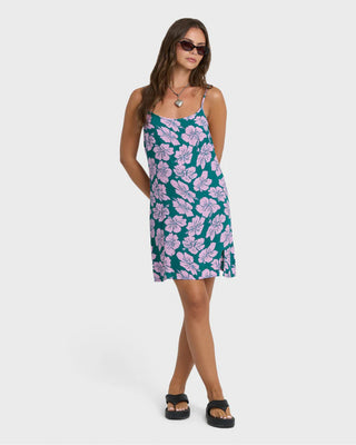 Billabong Women's Tidal Crush Mini Dress - Deep Lagoon
