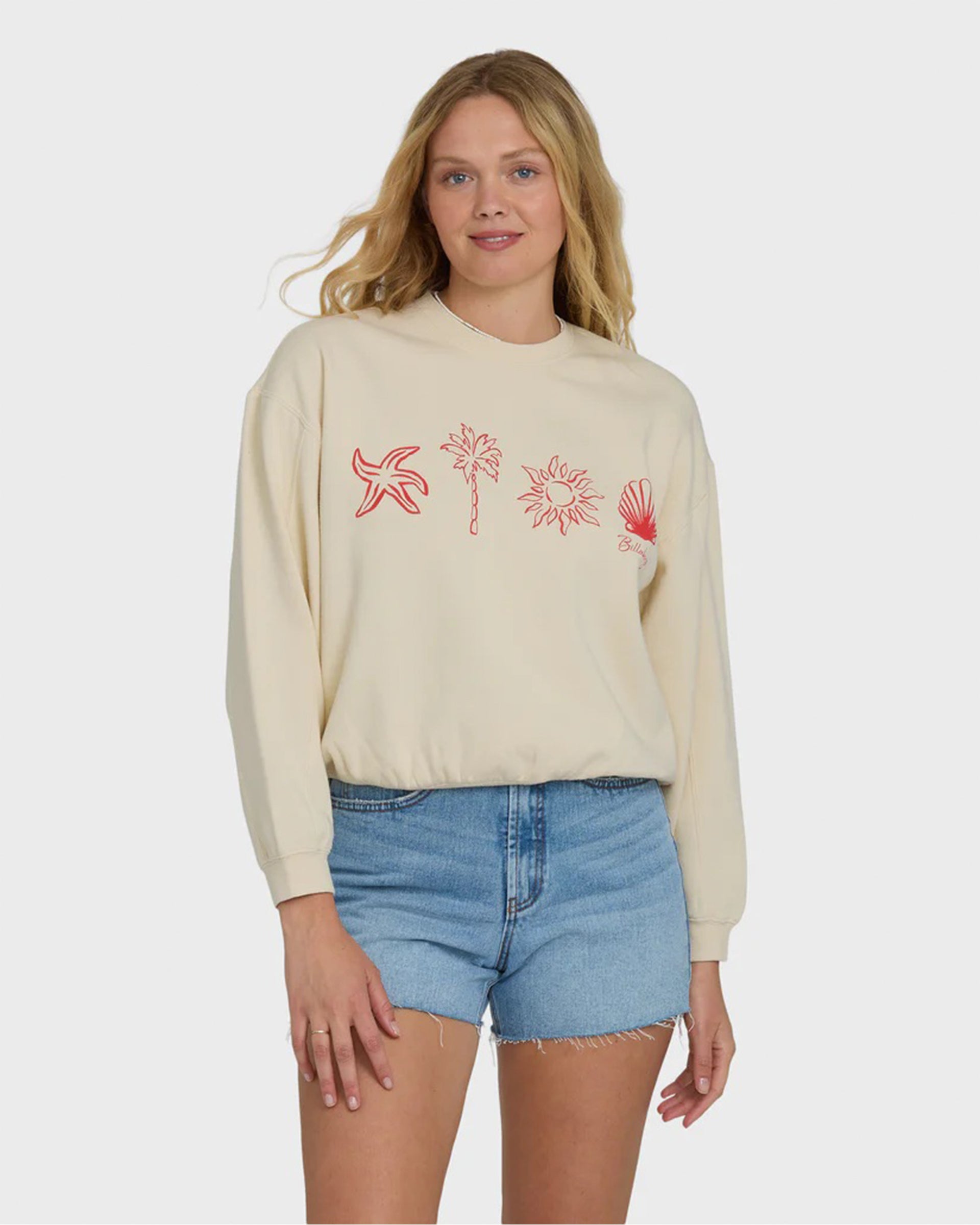 Split Palm Kendal Crewneck Sweatshirt - Cedar – Jack's Surfboards