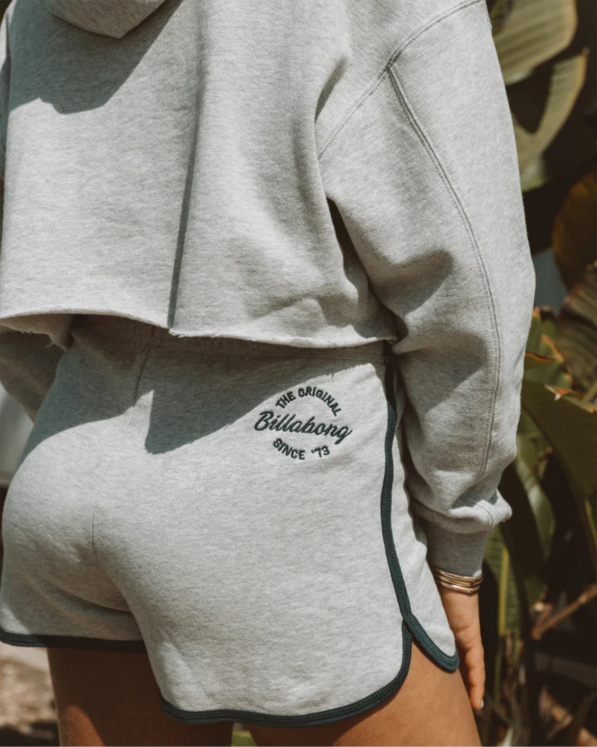 Billabong Women's Triple Palms Dolphin Shorts - Heather Grey