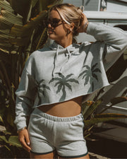 Billabong Women's Triple Palms Hoodie - Heather Grey