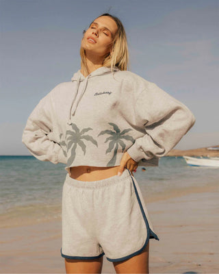 Billabong Women's Triple Palms Hoodie - Heather Grey
