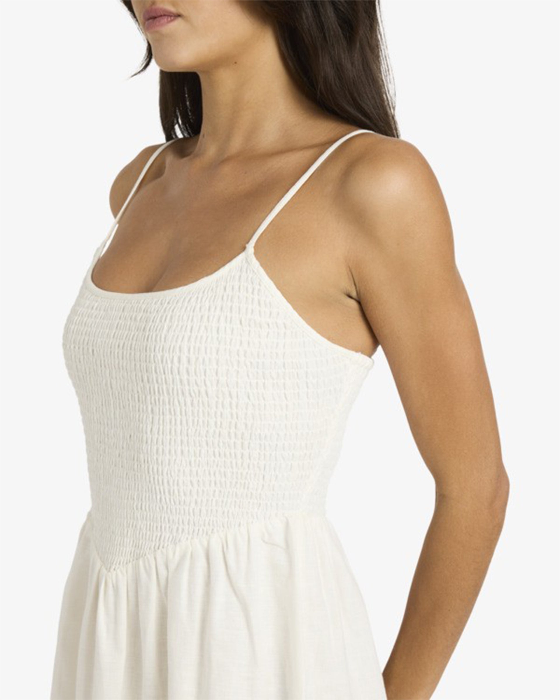 white dress brandy melville Billabong Women's True Love Mini Dress - Salt Crystal