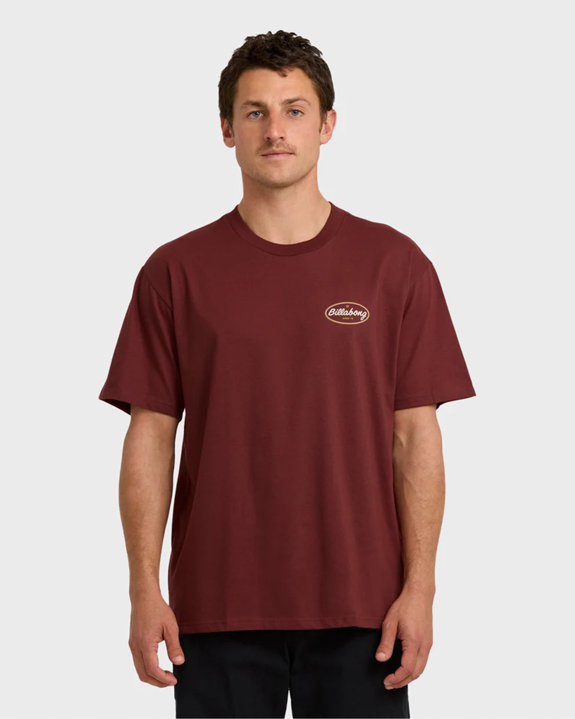 Billabong Walled Regular Short Sleeve T-Shirt - Plum